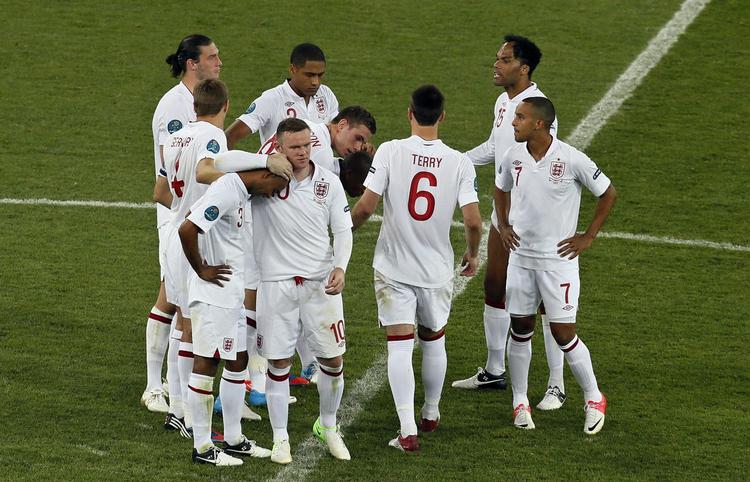 FÆRDIGE. England måtte endnu engang forlade en stor slutrunde efter straffesparkskonkurrence. 