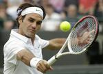 Videre. Roger Federer sendte 33 vinderslag forbi spanieren Ramos. 