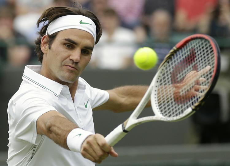 Videre. Roger Federer sendte 33 vinderslag forbi spanieren Ramos. 