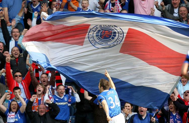 Sekundabold. Rangers og deres fans må indstille sig på at spille i en lavere række fra august. 