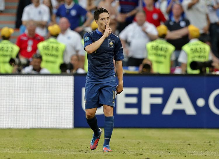 Sssh! Samir Nasri ærgrer sig formentlig over, at han ikke kunne holde sin mund efter Frankrigs nederlag til Spanien. 