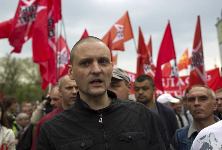 URETFÆDIGT? Sergej Udaltsov er stærkt utilfreds med, at han er blevet dømt for vold. 