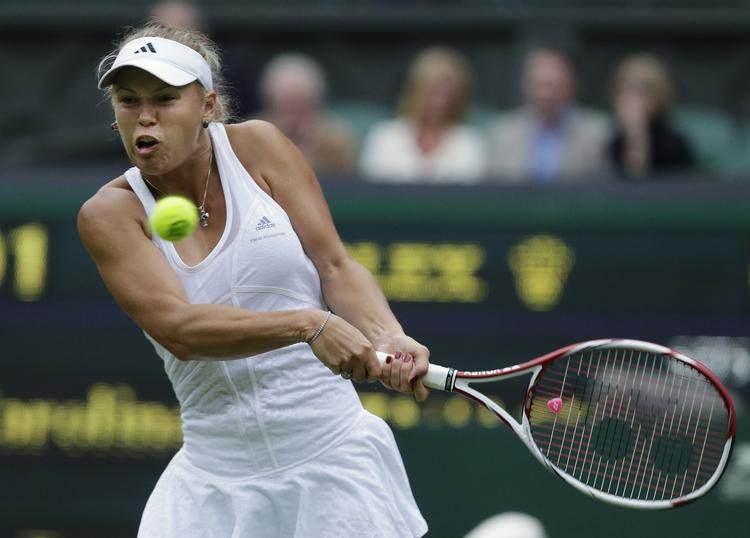 TÅLMODIGHED. Det er gået fremad for Caroline Wozniacki, og hendes svenske træner vil gerne fortsætte sit arbejde. 