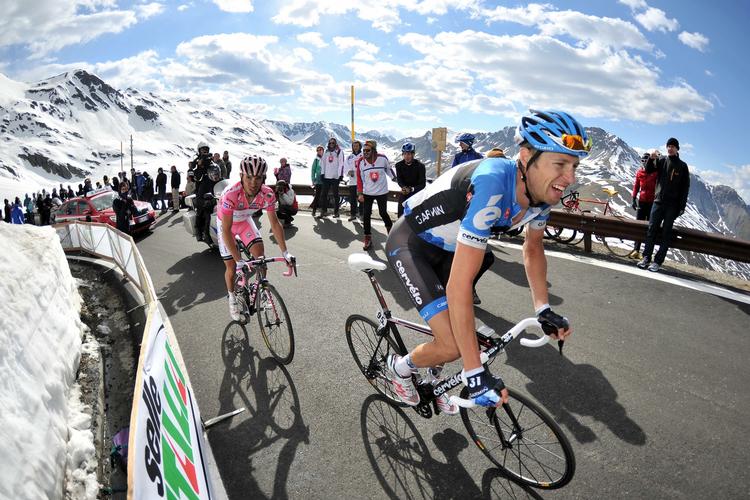FORMSTÆRK. Ryder Hesjedal var overraskende den bedste rytter ved årets Giro d'Italia. 