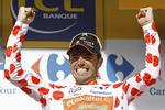 OPGRADERET. Samuel Sanchez har fået en tredjeplads i Tour de France på sit cv, efter at Alberto Contador fik frataget sin sejr i 2010. 