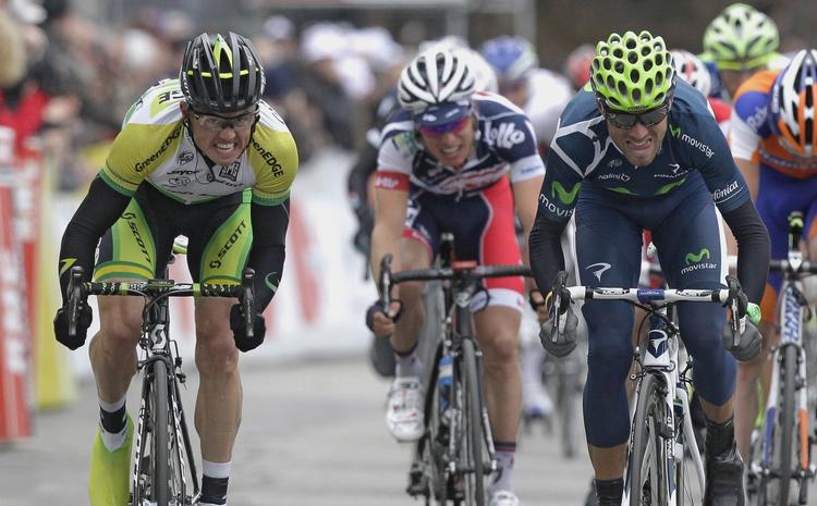 HURTIG. Alejandro Valverde (th) har blandt andet vundet en etape i Paris-Nice i år. 