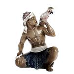 Populær. I maj 2012 solgte Bruun Rasmussen figuren 'Sudaneser med kakadue' for 4.600 kr. 