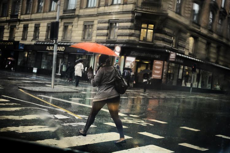 Skybrud. Der venter København endnu et kraftigt regnsystem i aften. 