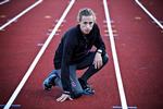 koldblodig. Andreas Bube er i sin første store mesterskabsfinale. 