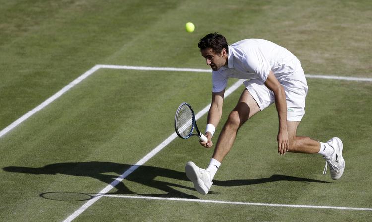 Næstlængst. Fem timer og 30 minutter tog det inden Wibledon-kampen mellem Marin Cilic (billedet) og Sam Querrey var afgjort. 