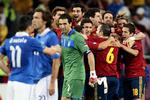Taber. Buffon led et smerteligt nederlag i sin landskamp nummer 120. 