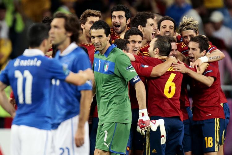 Taber. Buffon led et smerteligt nederlag i sin landskamp nummer 120. 