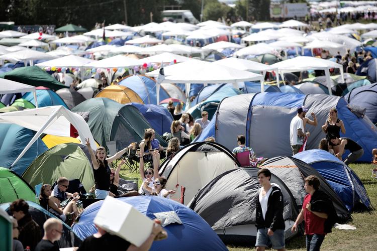 Tyveri. Sidste år blev der anmeldt  446 tyverier fra campingpladsen på Roskilde Festival. 