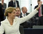 Farvel. Helle Thorning-Schmidt (S) tager afsked med EU-Parlamentet. 