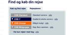 oppe. DSB's billetbutik på nettet var en af dem, der var nede på grund af tekniske problemer. 