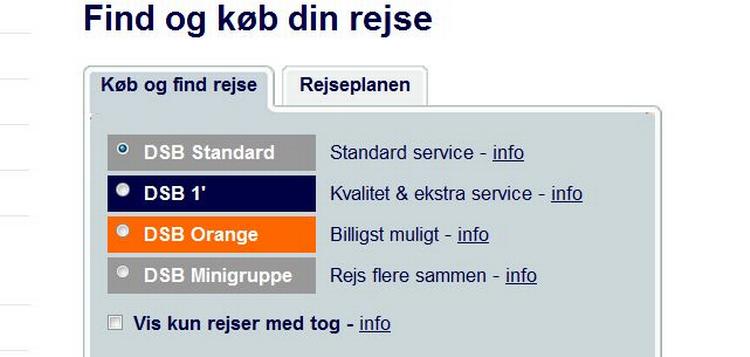 oppe. DSB's billetbutik på nettet var en af dem, der var nede på grund af tekniske problemer. 