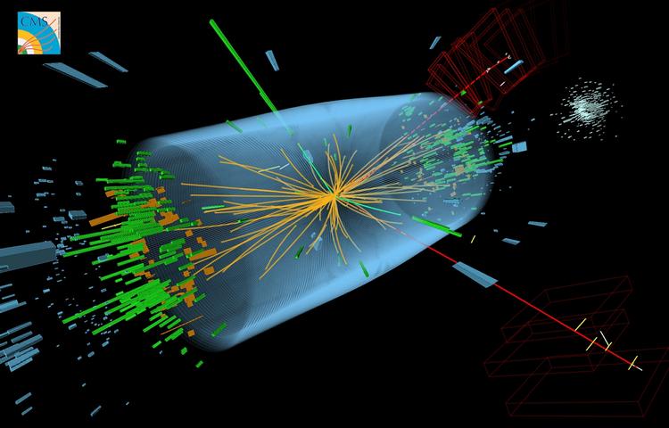 Sensation. Billedet stammer fra nogle af de seneste forsøg i kampen for at finde den såkaldte Higgs-partikel. 