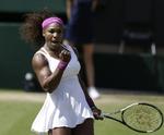 STÆRK. Serena Williams viste klassen da det galt mod Victoria Azarenka. 