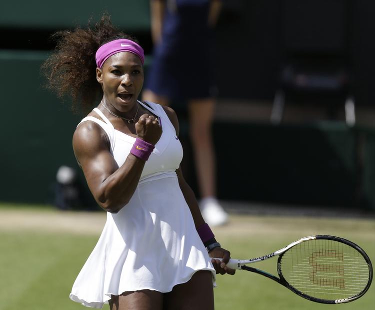 STÆRK. Serena Williams viste klassen da det galt mod Victoria Azarenka. 