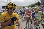 GULT. Fabian Cancellara kan efterhånden fylde et helt klædeskab med guletrøjer. 