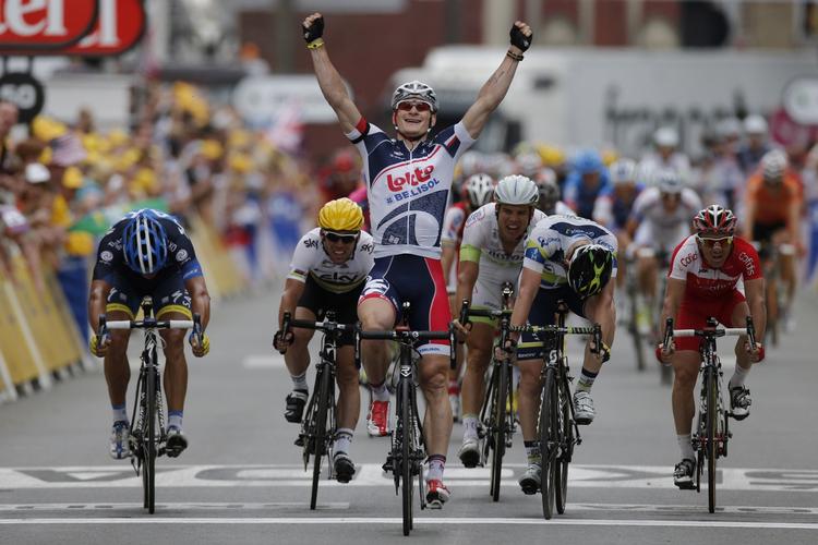 HURTIGST. André Greipel afviste alle i dagens sprinteropgør. 