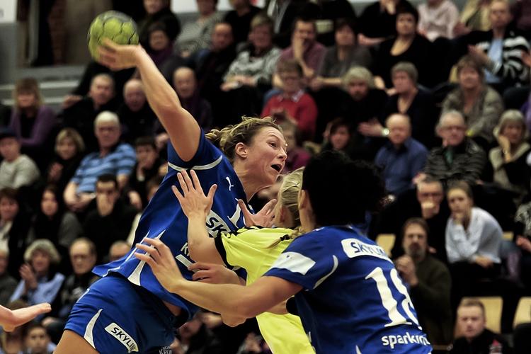 MESTERHOLD. Randers HK's spillere skal svinge skudarmene i Champions League i den kommende sæson. 