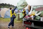 Skrald. Roskilde har held med at opdrage deres festivalgængere til at rydde op efter sig. 