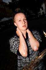 Jazzentusiast. Selv hvis Signe Emmeluth ikke arbejdede som frivillig, ville hun alligevel komme hver dag på festivalen. 