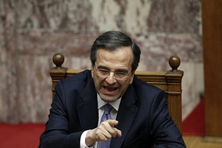 Udsættelse. Den græske premierminister Antonis Samaris bad fredag EU og Den Internationale Valutafond (IMF) om en udsættelse af reformerne. 