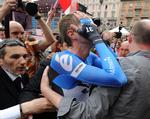 FÆRDIG. Ryder Hesjedal havde drømt om at vinde Tour de France. Nu har et styrt og alvorlige skrammer knust den drøm. 