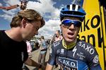 STÆRK. Chris Anker Sørensen kørte overraskende stærkt på dagens enkeltstart. 