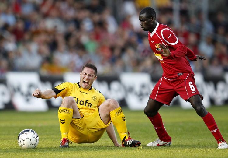 AV! Martin Retov (tv) har fået konstateret sportsbrok og skal opereres. 
