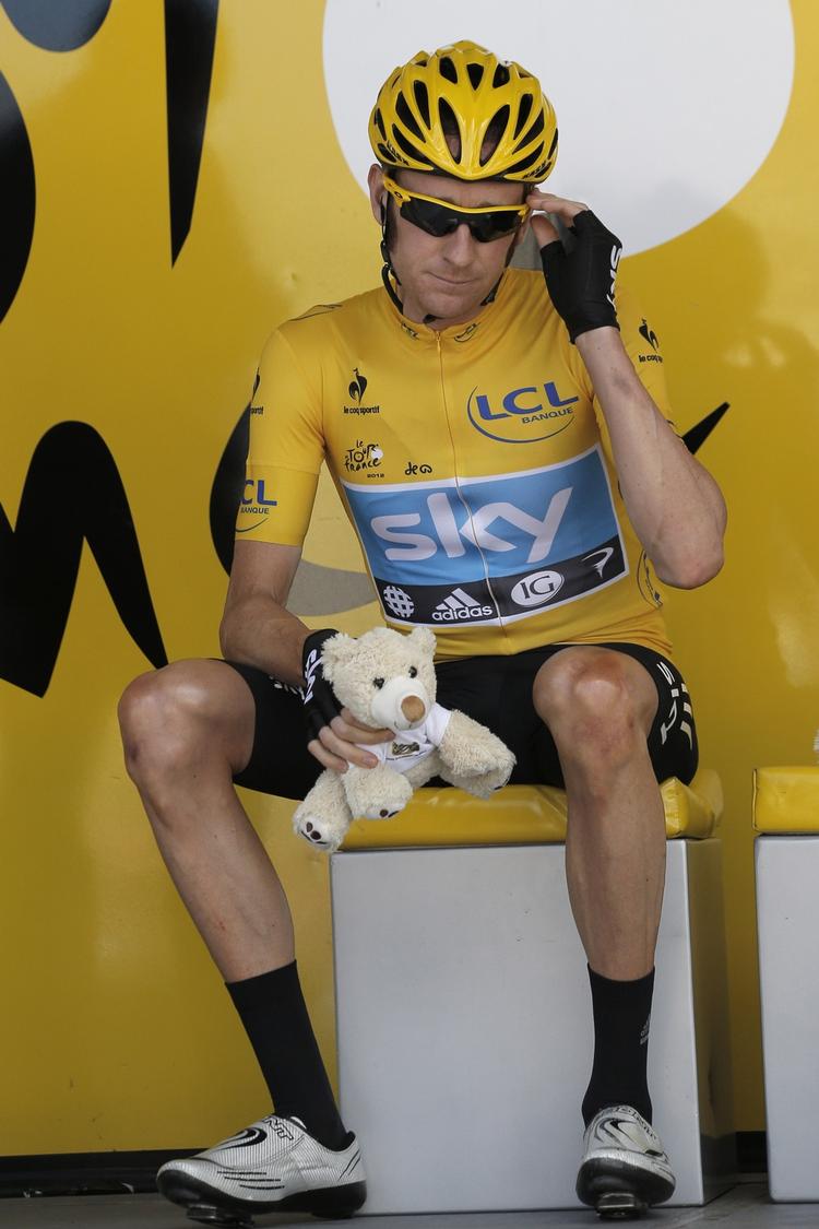 Favorit. »Jeg har fra første færd haft Bradley Wiggins som favorit, og jeg har jo ikke haft anledning til at ændre mening«, konstaterer Brian Holm. 