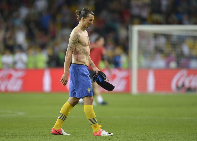 STJERNE. Zlatan Ibrahimovic spillede et stort EM for Sverige. 