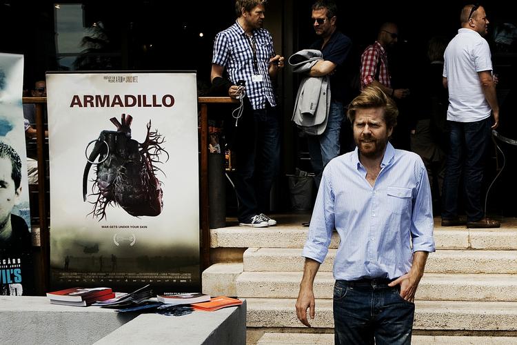 Dokumentarist. Instruktør Janus Metz er desuden nomineret i kategorien 'Enestående dækning af en løbende nyhedshistorie'. Her ses 