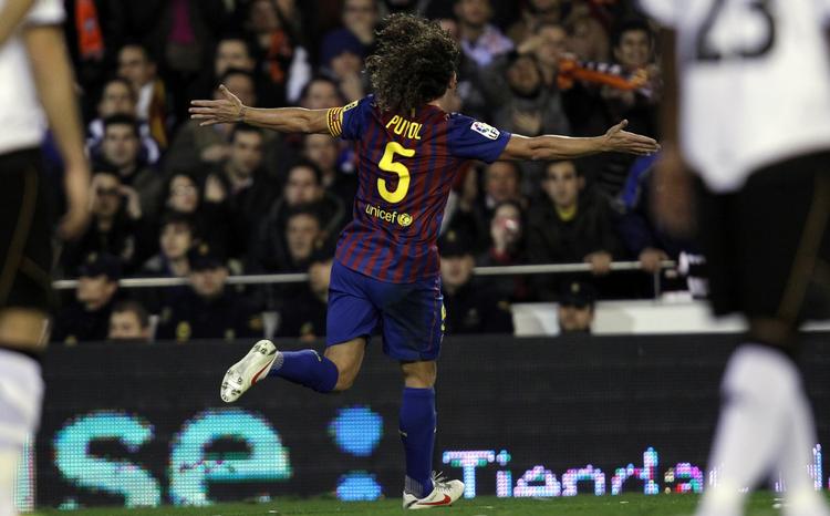 PUYOL har også en evne til at score vigtige mål 