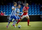 NEDERLAG. Jesper Lange og de øvrige Esbjerg-folk kunne ikke modstå presset fra Silkeborg til sidst. 