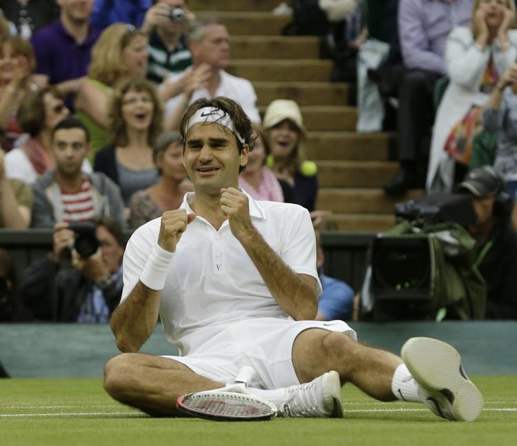Milepæl. Efter sejren i Wimbledon har schweizeren sat endnu en forbløffende rekord. 