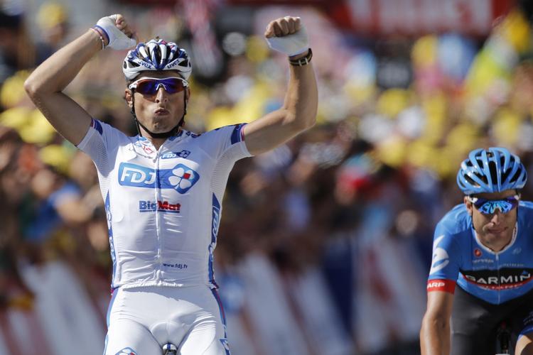 Sejr. Pierrick Fédrigo fik karrierens fjerde gevinst i Tour de France. 