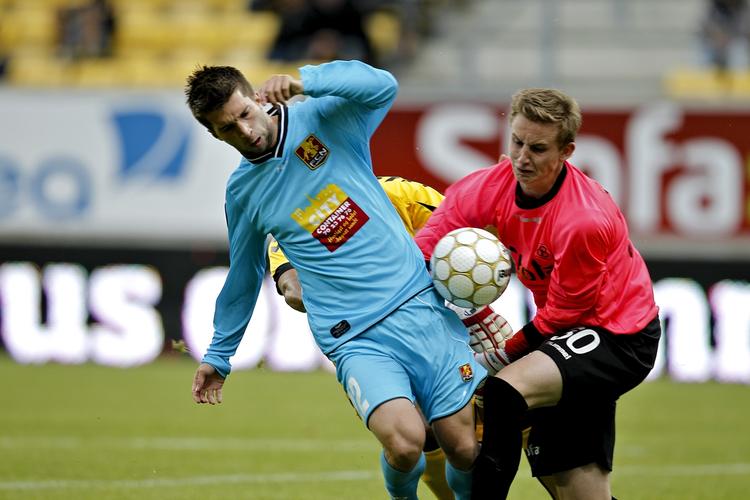 Mål. Andreas Laudrup scorer til 0-2. 
