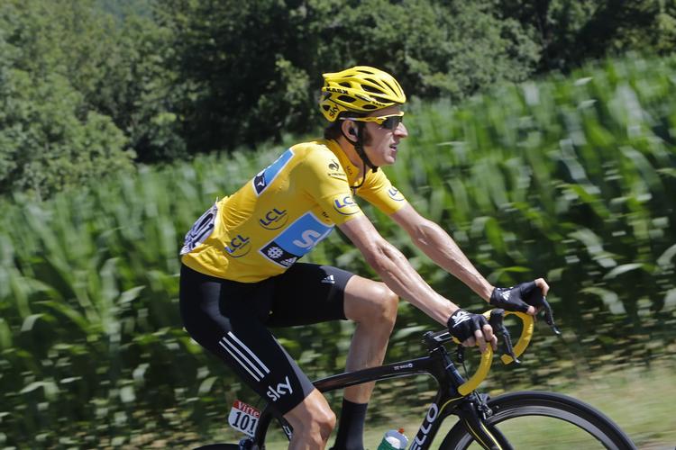 Træt. Englænderen fra Team Sky havde en trættende dag i sadlen, og han føler sig nødsaget til at tage en ad gangen. 