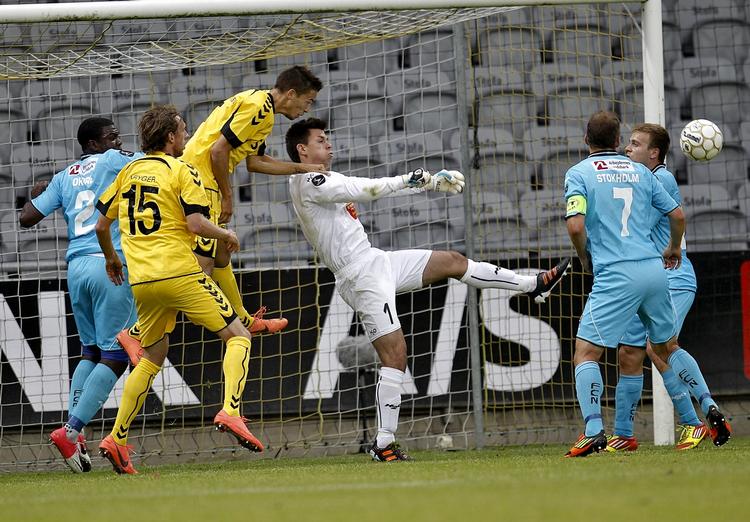 Mandag aftens superligakamp mellem Horsens og FCN. 