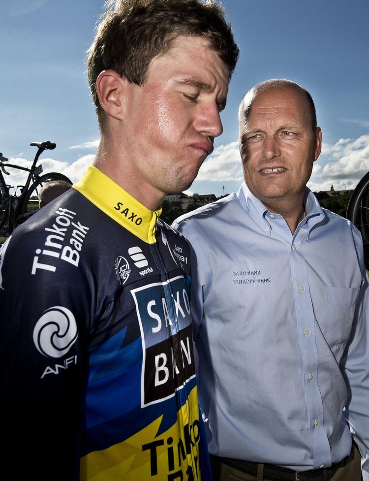 Tilfreds. Riis er tilfreds med sine rytteres indsats. 