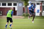 Hot. Angriberen er et varmt navn på transfermarkedet, men er endnu ikke solgt. Derfor forlanger FCK, at han holder fokus. 