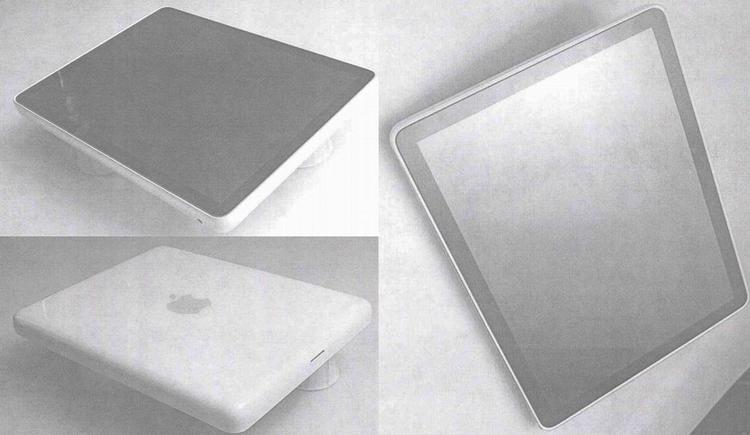 PROTOTYPE. Disse billeder fra nyligt afslørede retsdokumenter viser, hvordan den første iPad havde set ud, hvis den var blevet sendt på gaden for omkring et årti siden. Apple valgte at vente, til designet var mere strømlinet, og lavede en iPhone i stedet. 