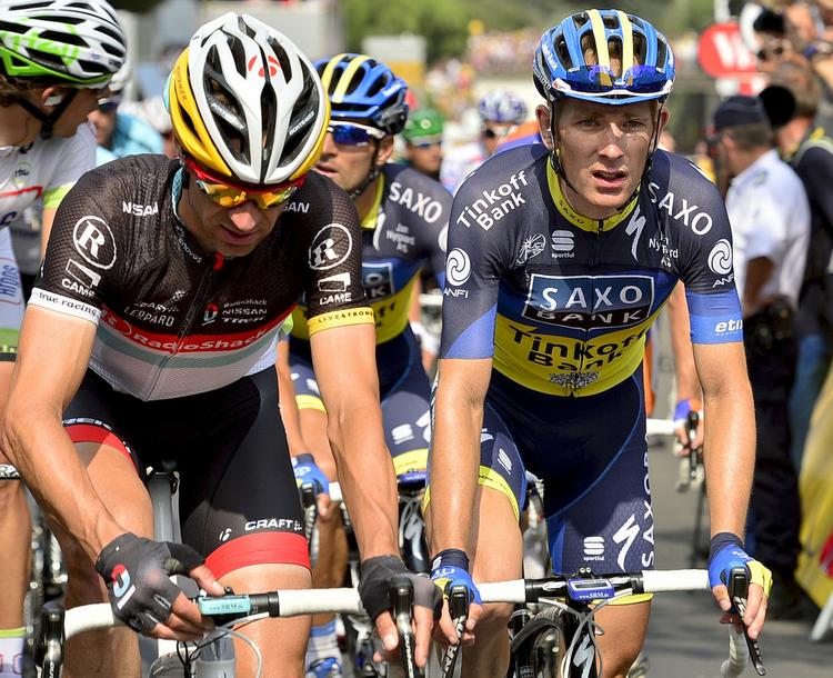 UDBRYDERKONGEN. Michael Mørkøv af manden, der skal ud og vise Team Saxo Bank-Tinkoffs farver i dag. 