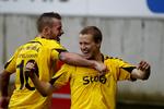EUROPA. Jeppe Mehl, Martin Spelmann og resten af Horsens mandskabet kan ende i et rent skandinavisk opgør i Europa League. 