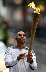 FLAMME. Den olympiske ild skal opbevares i Tower of London, indtil OL har åbningsceremoni på fredag i næste uge. 