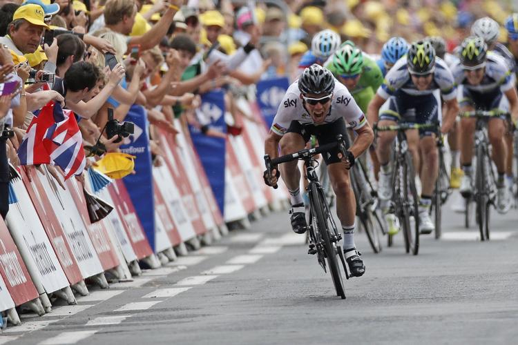 HURTIGST. Mark Cavendish afviste på imponerende vis sine konkurrenter på 18. etape. 