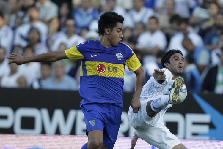 MÅLFARLIG. Sergio Araujo har allerede i en tidlig alder imponeret for det argentinske storhold Boca Juniors. 